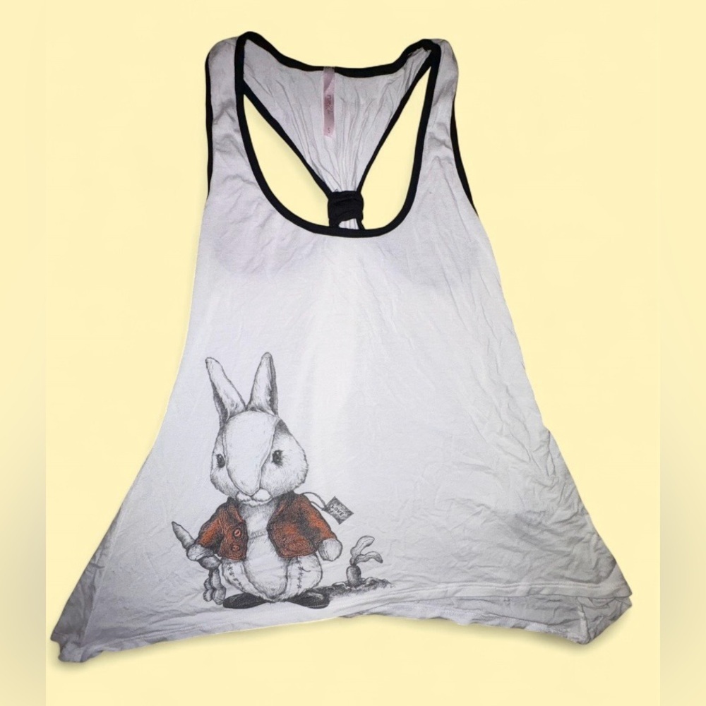 Rue21 Peter Rabbit Graphic Racerback Tank Top - Size Small - Picture 2 of 6